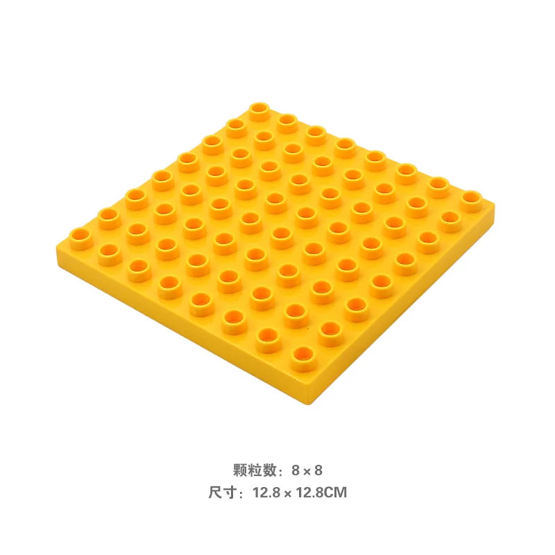 8*8 Dots Creative Large Particle Double Floors Building Blocks Base Plate DIY Bricks Baseplate Toys For Kids Christmas Gift