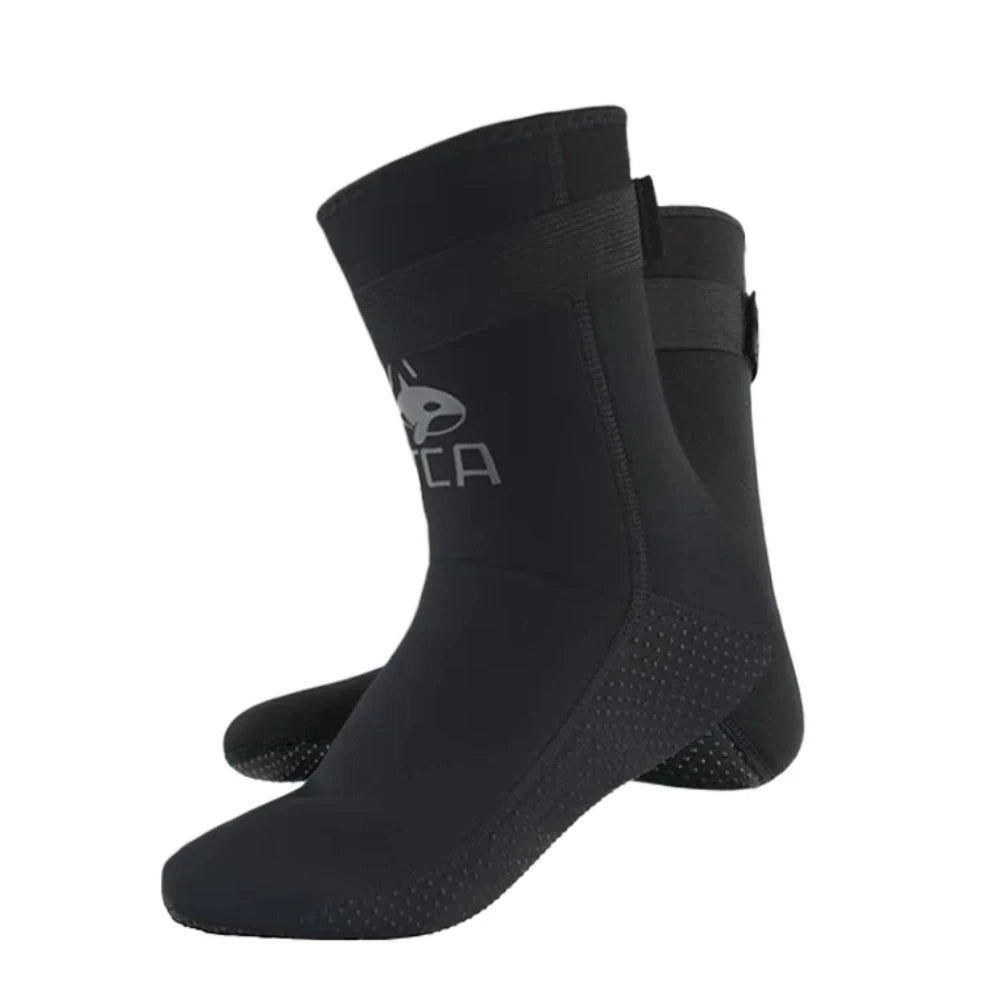 3mm Neoprene Socks Wetsuit Shoes Non Slip Surf Swim Fins Socks Warm Beach Boots for Snorkeling Diving Water Sports