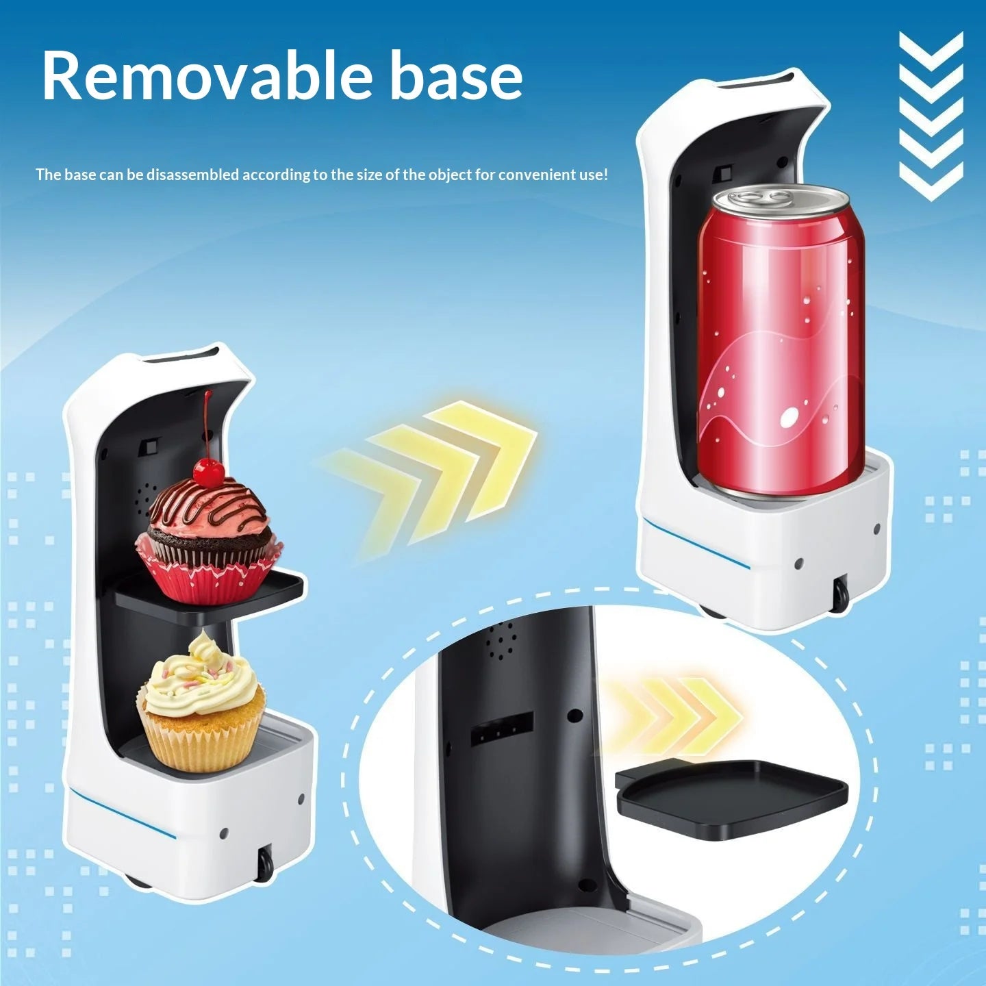 Remote food delivery robot (capable of transporting drinks and snacks): a parent-child interactive children's toy that also serv - Daisan Mart