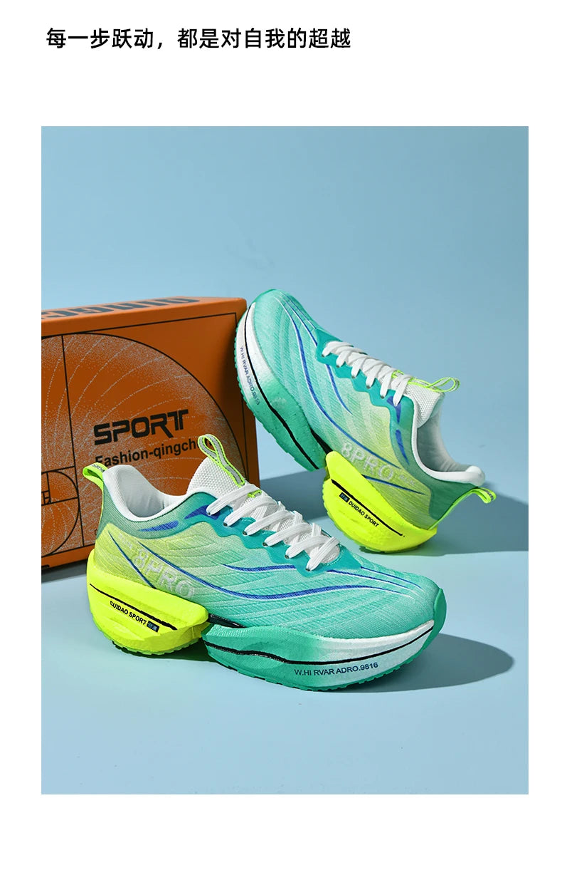 Giày Chạy Bộ Marathon 2025 Đệm Khí Siêu Nhẹ Nam Nữ