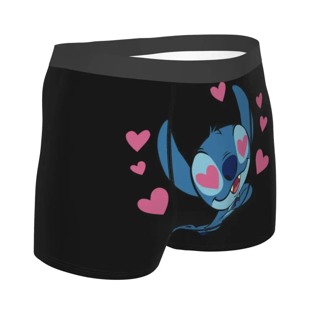 Quần Sịp Nam Lilo Stitch Thoải Mái Phong Cách Anime