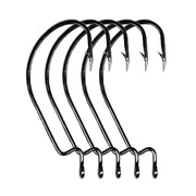 50 Carbon Fishing Hooks - Thin Line, Large Loop