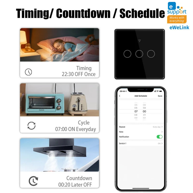 Tuya EWeLink EU Smart Switch - Voice Control