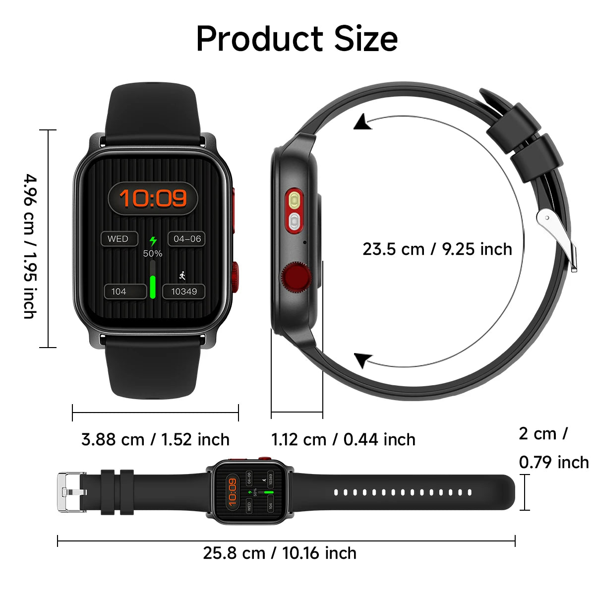 Đồng hồ thông minh AI dịch thuật đa năng IP68 100 môn thể thao