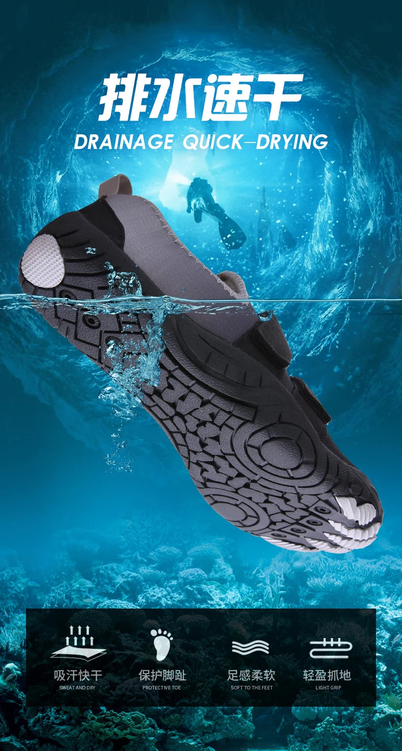 Multi-function Men's and Women's Sports 5-Finger Wading Shoes