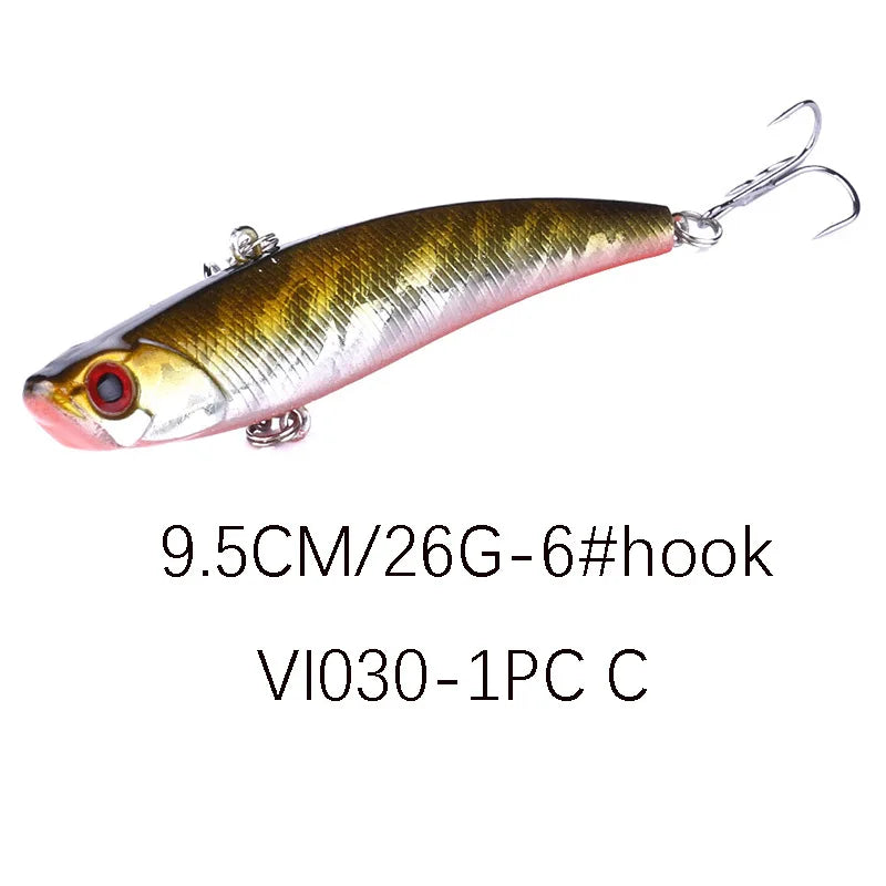 Sinking Crankbait Mini 9.5cm 26g Vibrating Fishing Lure 
