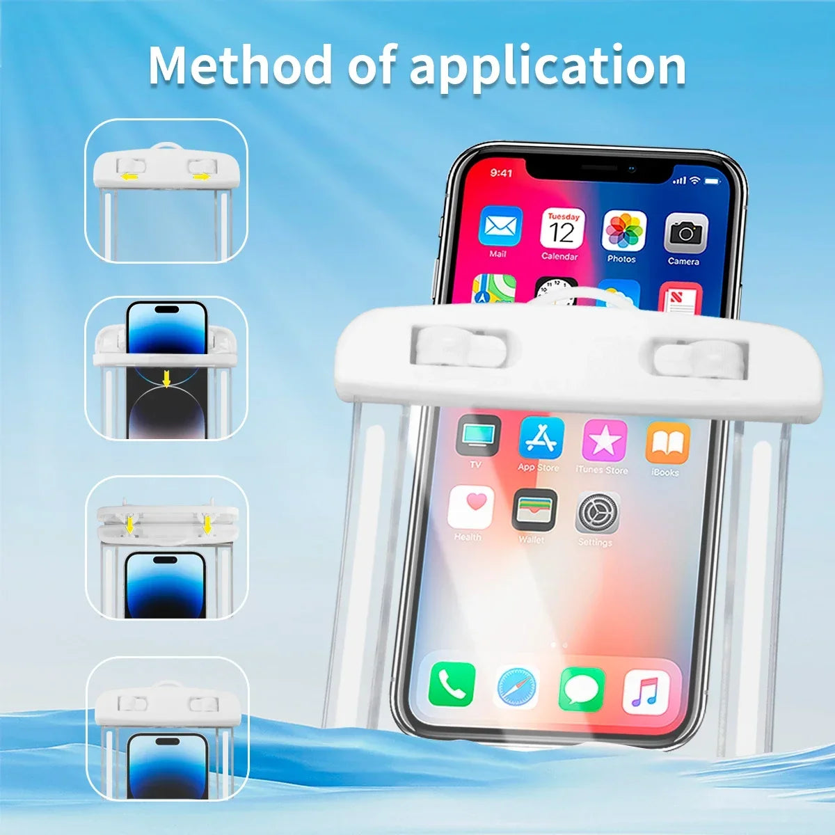 Túi Chống Nước Điện Thoại Bơi Lội Đa Năng PVC