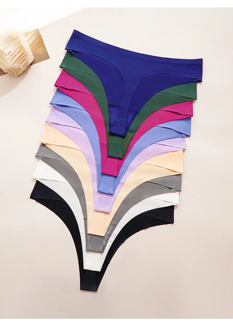 Bộ 6 Quần Lót Nữ Không Đường May Lưng Thấp Co Giãn