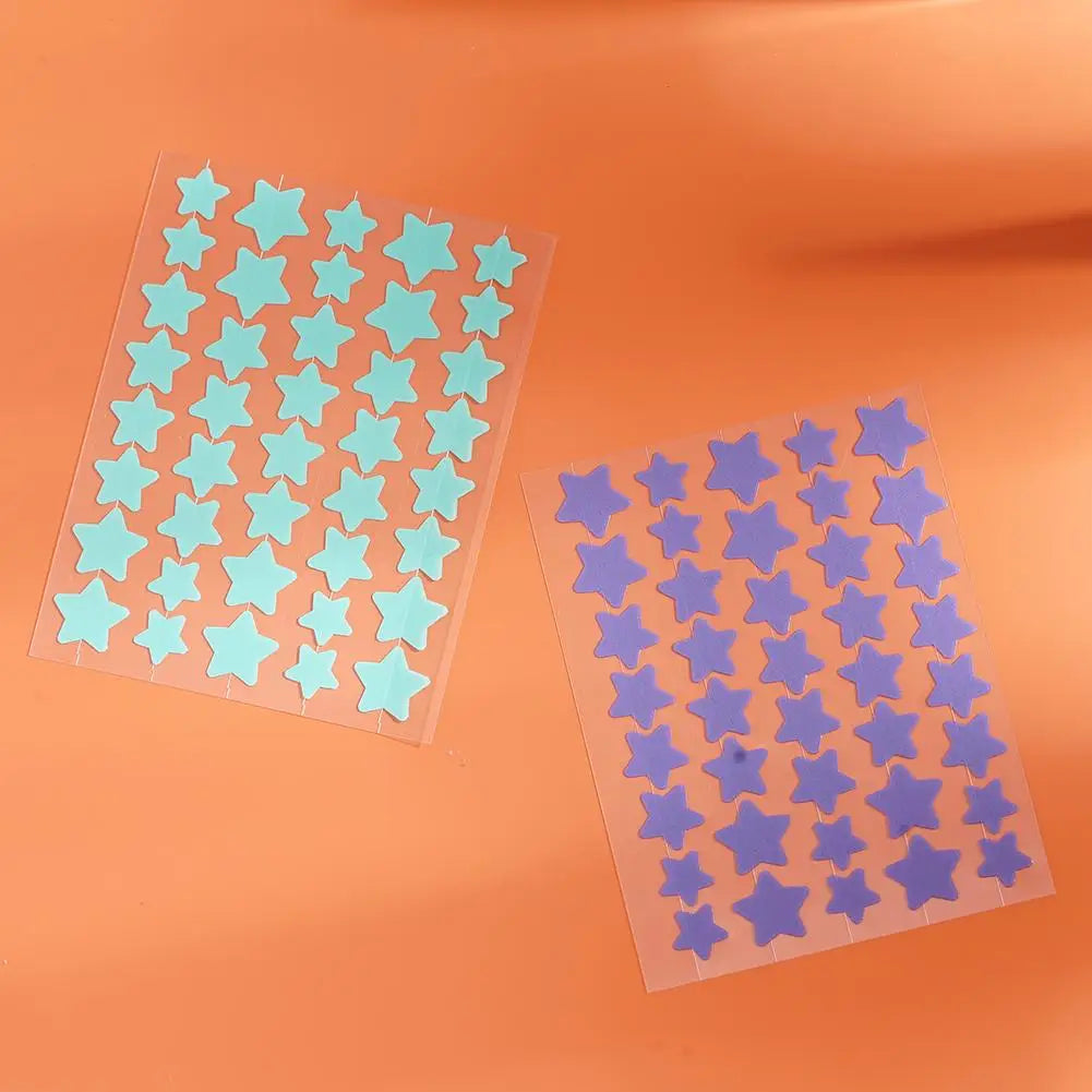 7PS Color Invisible Acne Removal Star Pimple Patch Facial Acne Spot Cover Concealer Invisible Color Patch Spot Scar Care Sticker - Daisan Mart