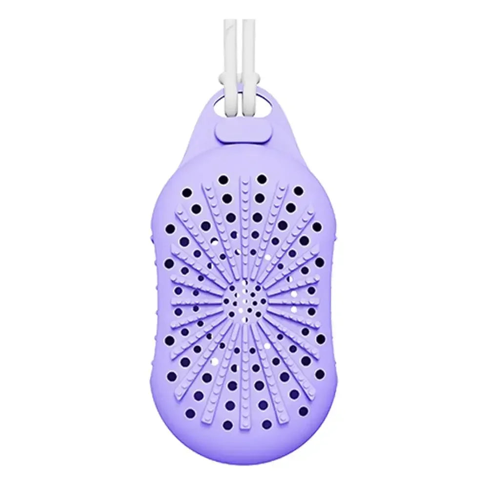 Dual-Sided Silicone Bar Soap Scrubber Exfoliating Soap Holder Pouch With Gentle Deep-Clean Quick-Dry Soap Saver For Shower