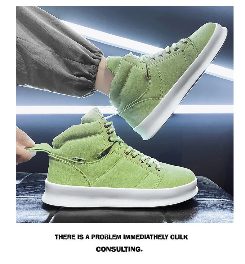 Giày Trượt Ván Đỏ Nam Suede Thời Trang Casual 50 kí tự