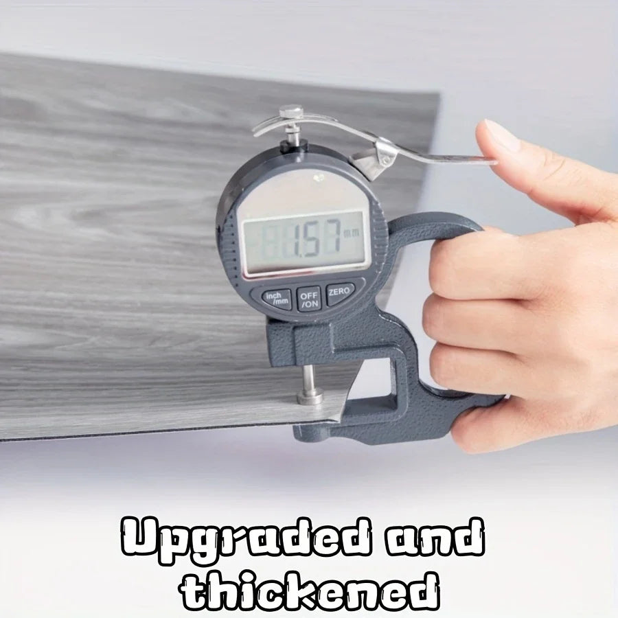 4/10/20/30pcs Wood Grain Self-adhesive Vinyl Floor Tiles Peel and Stick Floor Sticker Suitable for Living Room Bedroom Office
