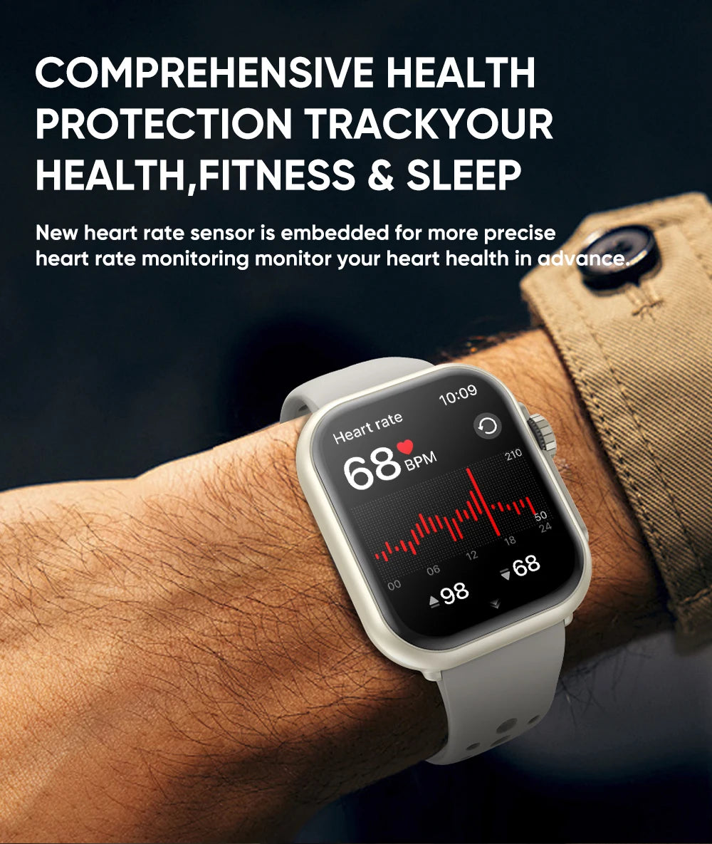 2025 AMOLED 1.85 IP68 Fashion Smart Watch