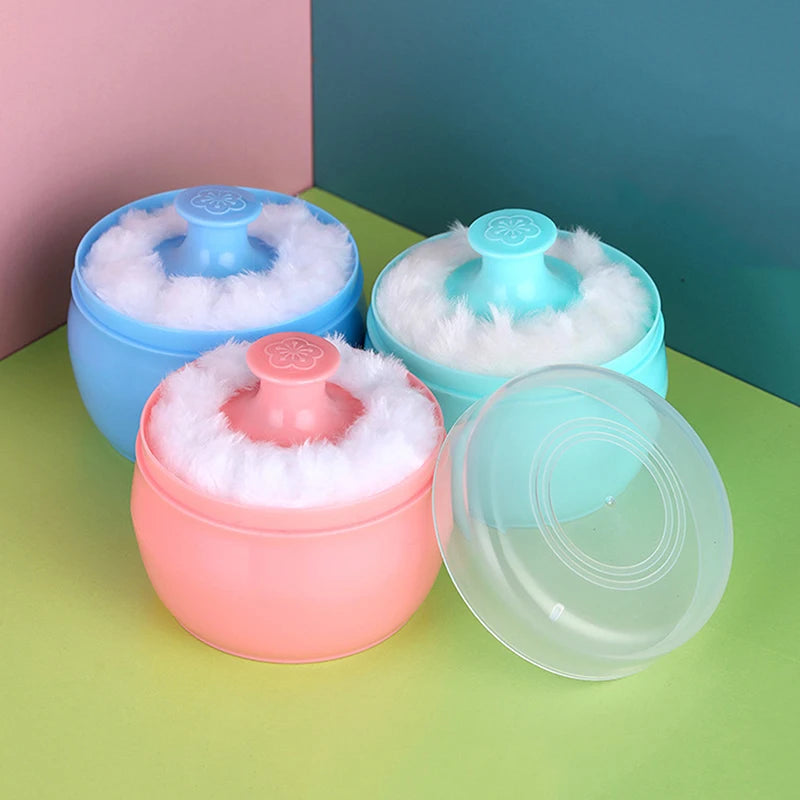 Soft Powder Puff Box for Babies - 1 Piece