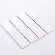 VN white glossy tile with curved surface 75x300 SHM75300