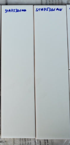 Matte ivory white tile 75x300mm code STA75301MN_SA