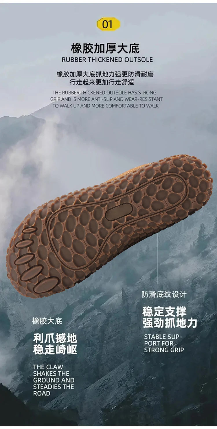 Zero Drop Warm Waterproof Unisex Winter Shoes