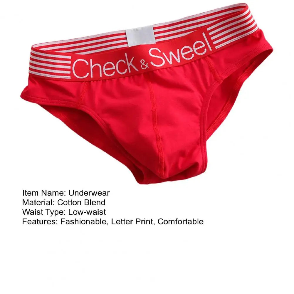 Quần Tam Giác Thoáng Khí In Chữ Mặc Ngủ Và Hằng Ngày