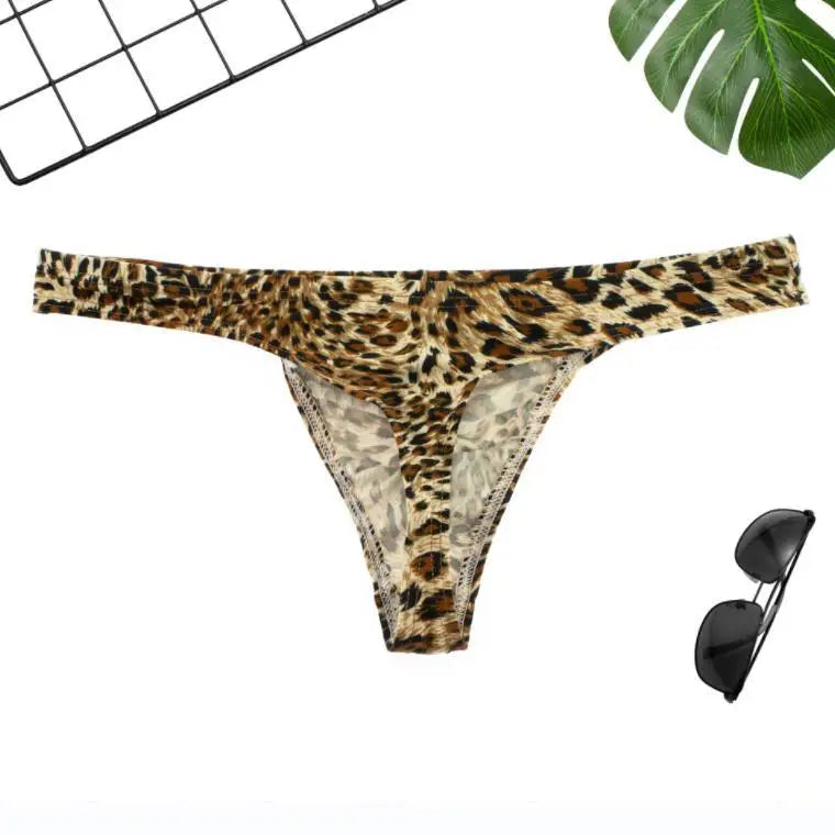 U-Convex Breathable Sexy Leopard Men's Underwear
