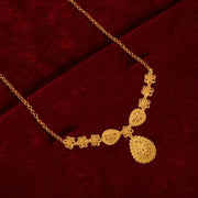 24K Dubai Gold Jewelry Set Large Flower African Wedding