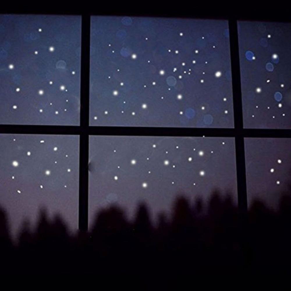 407 Pcs Round Dots Wall Stickers Polka Circles Night Luminous Star Ceiling Decals Glow In The Dark Peel Art Mural For Kids Room