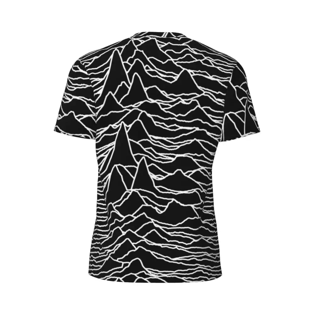 Stylish Mondrian Striped Men's Gym T-Shirt