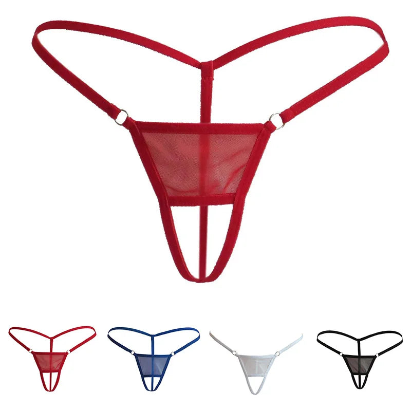 Sexy Men's Underwear with Sexy Split Jock Breathable