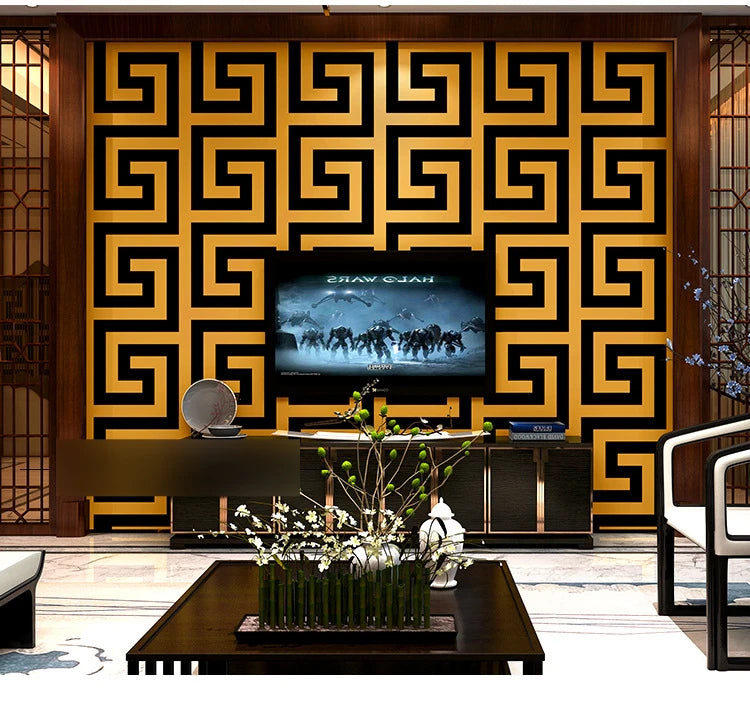 Giấy Dán Tường Chống Nước Mẫu Hy Lạp Hiện Đại