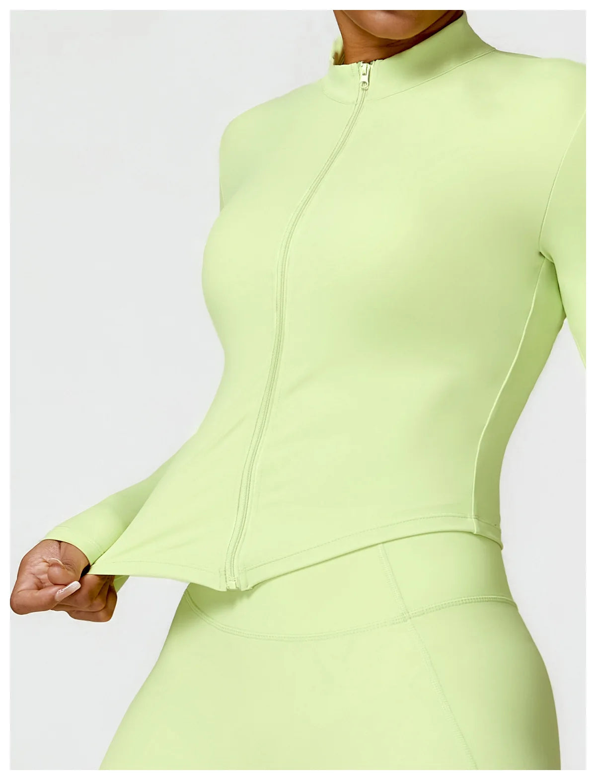 Áo Thun Nữ Dài Tay Tập Gym Yoga Chạy Bộ Thể Thao