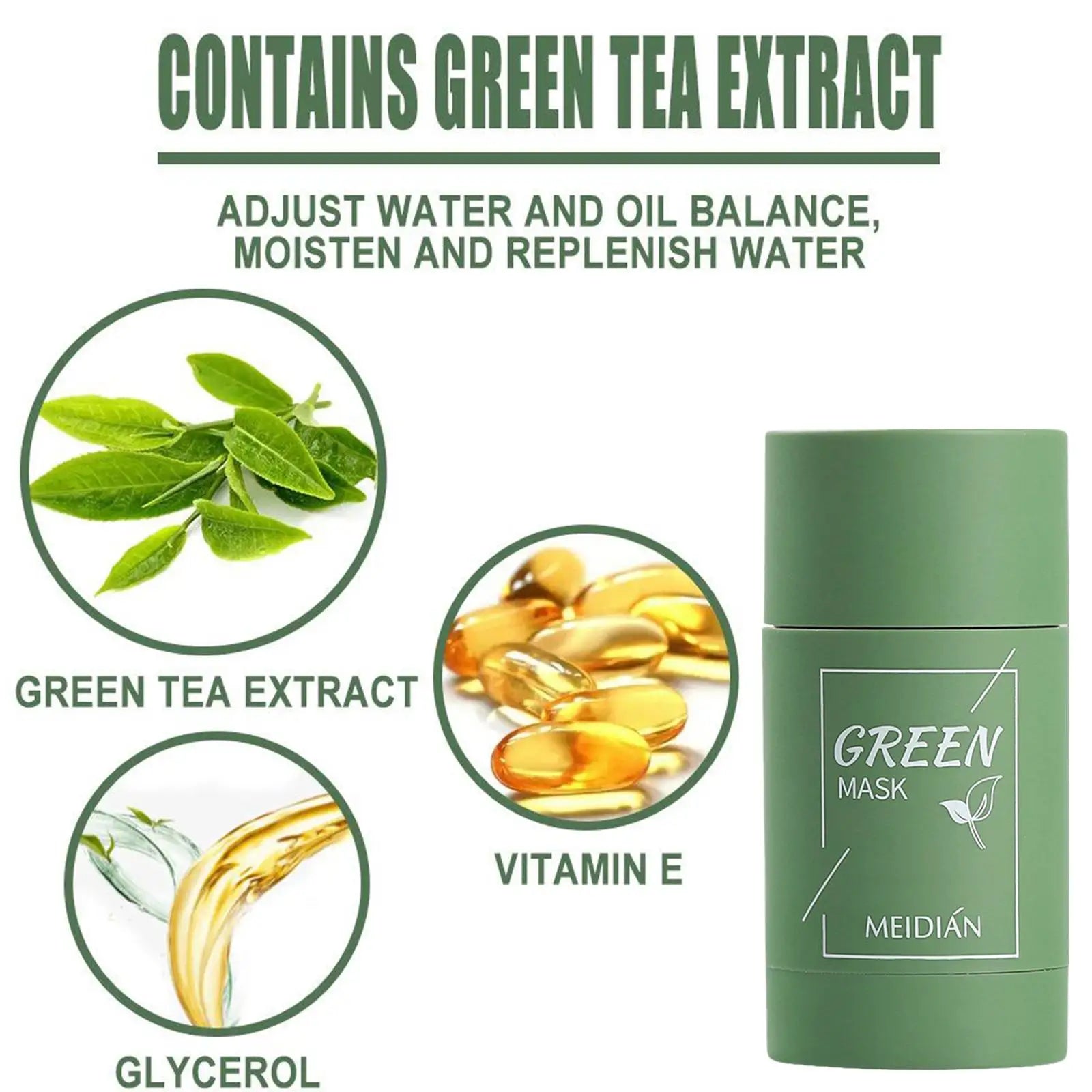 Green Tea Mask for Blackheads &amp; Pore Tightening