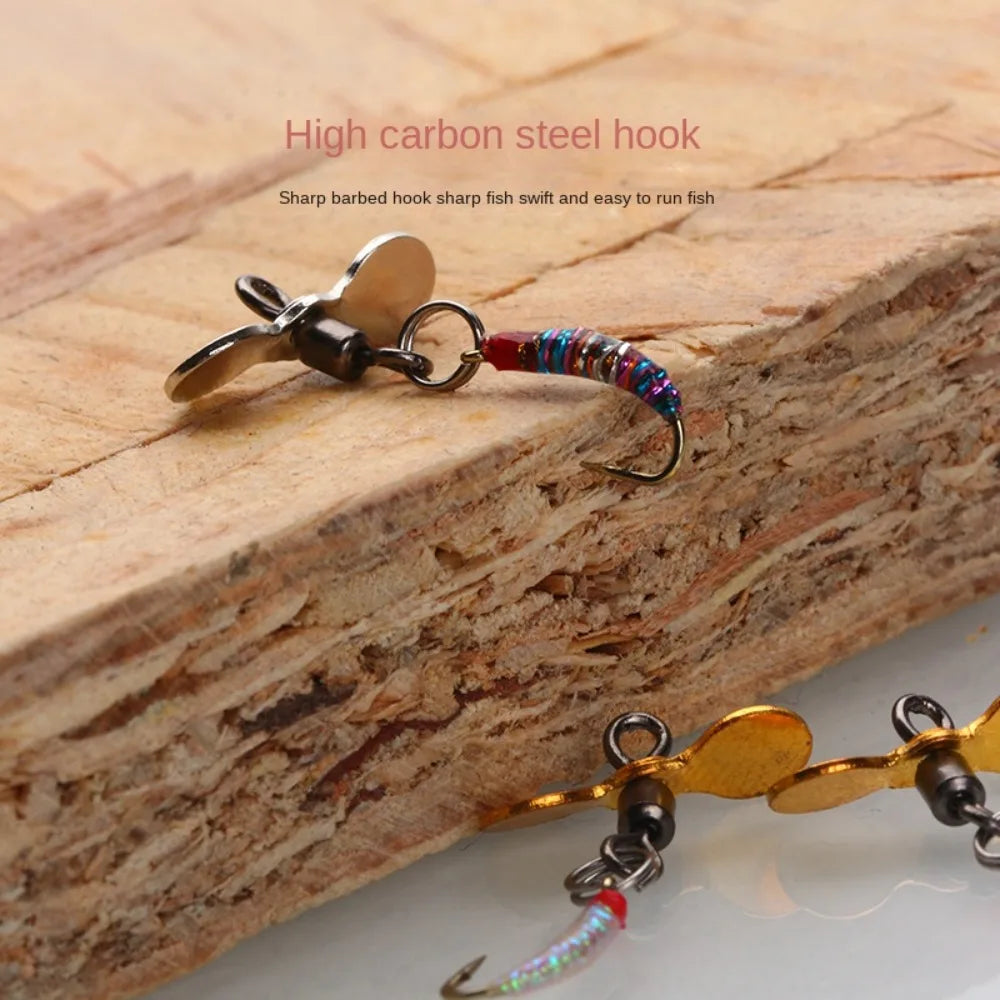 Mồi Câu Ruồi 5 Món - Sắc Màu Nhân Tạo Bionic Fly