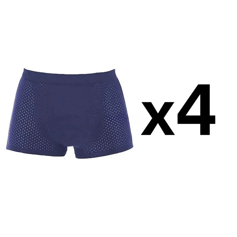 Men's Bamboo Boxer Shorts Breathable Deodorizing Super Soft
