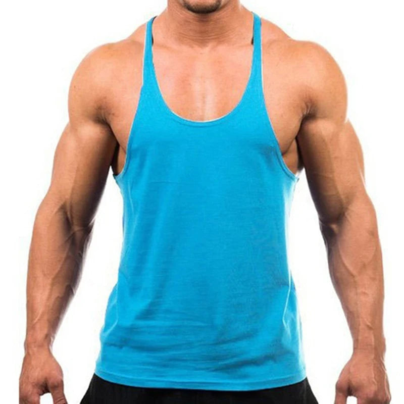 Áo Gym Nam 2023 - Tank Top Thể Hình Tập Luyện Cotton