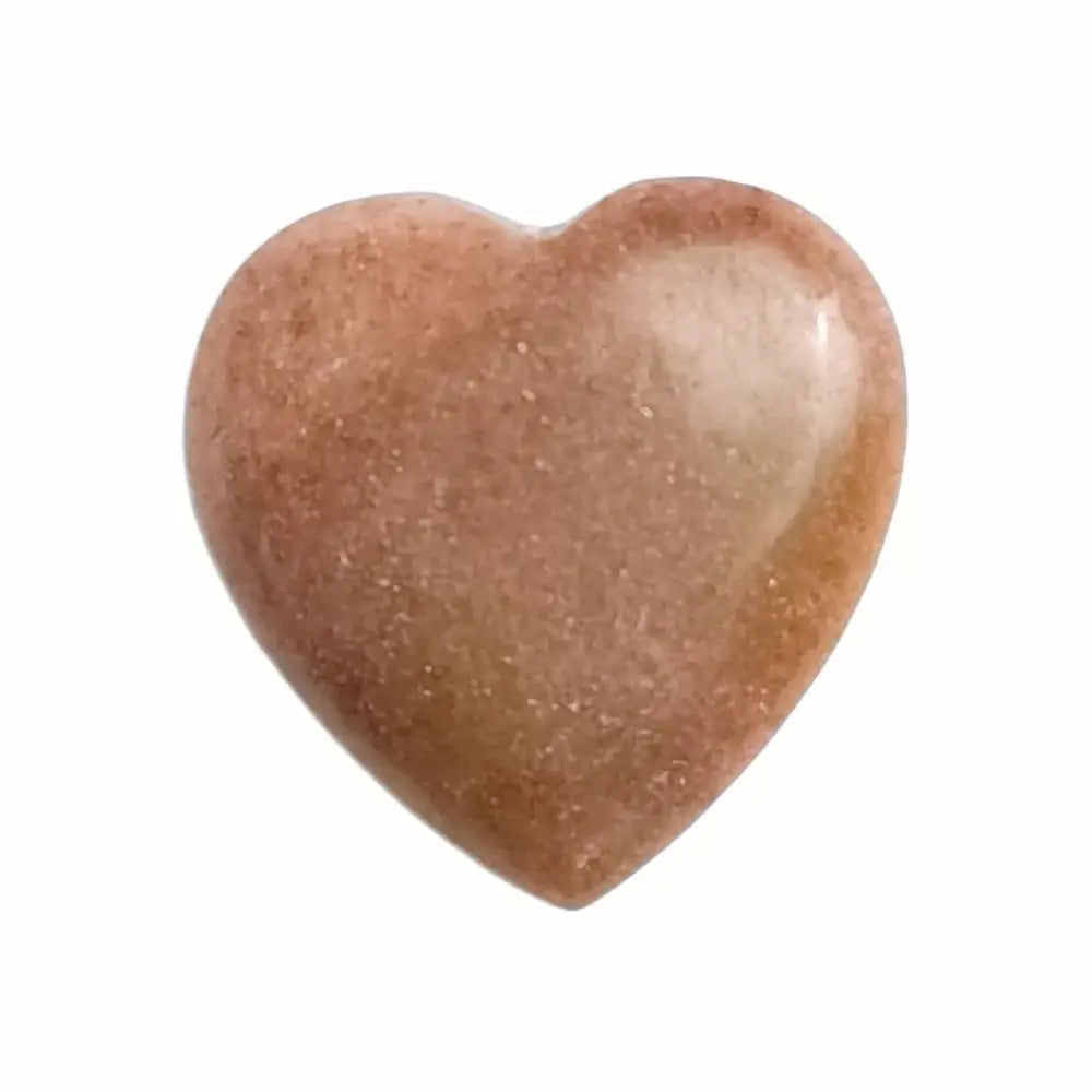 20mm Natural Heart Shaped Quartz Stone Decoration