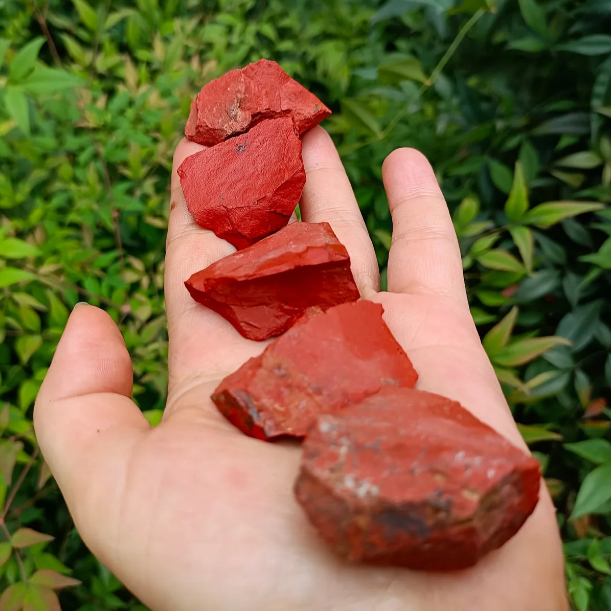 Natural Red Rough Stone - Red Jasper