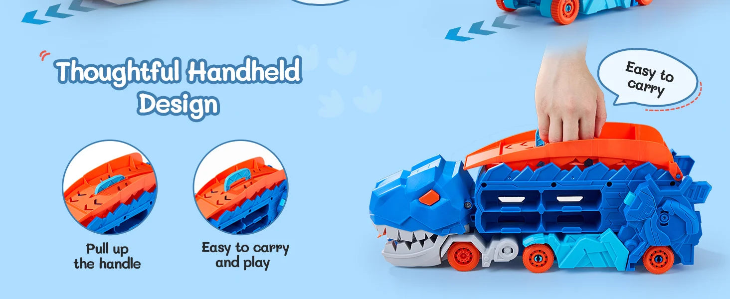 Dinosaur Race - Super Transport Truck