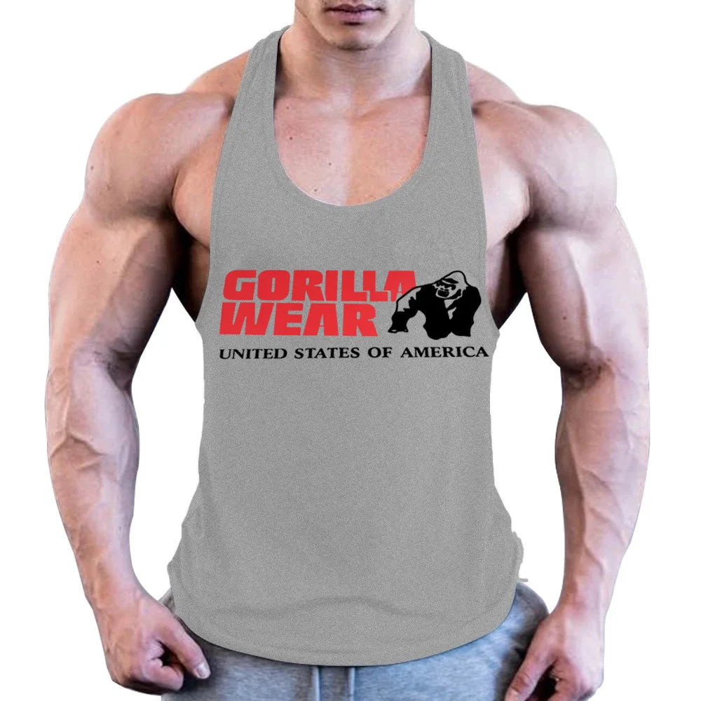 Áo Tank Tập Gym Nam Thoáng Mát Cotton Không Tay - Daisan Mart