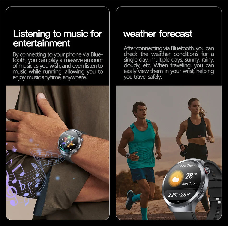 Đồng hồ thông minh sức khỏe ECG+PPG 2026 chính xác cao