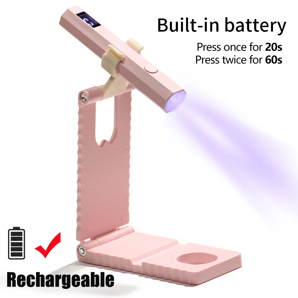 Portable Nail Dryer USB Fast Charging UV/LED