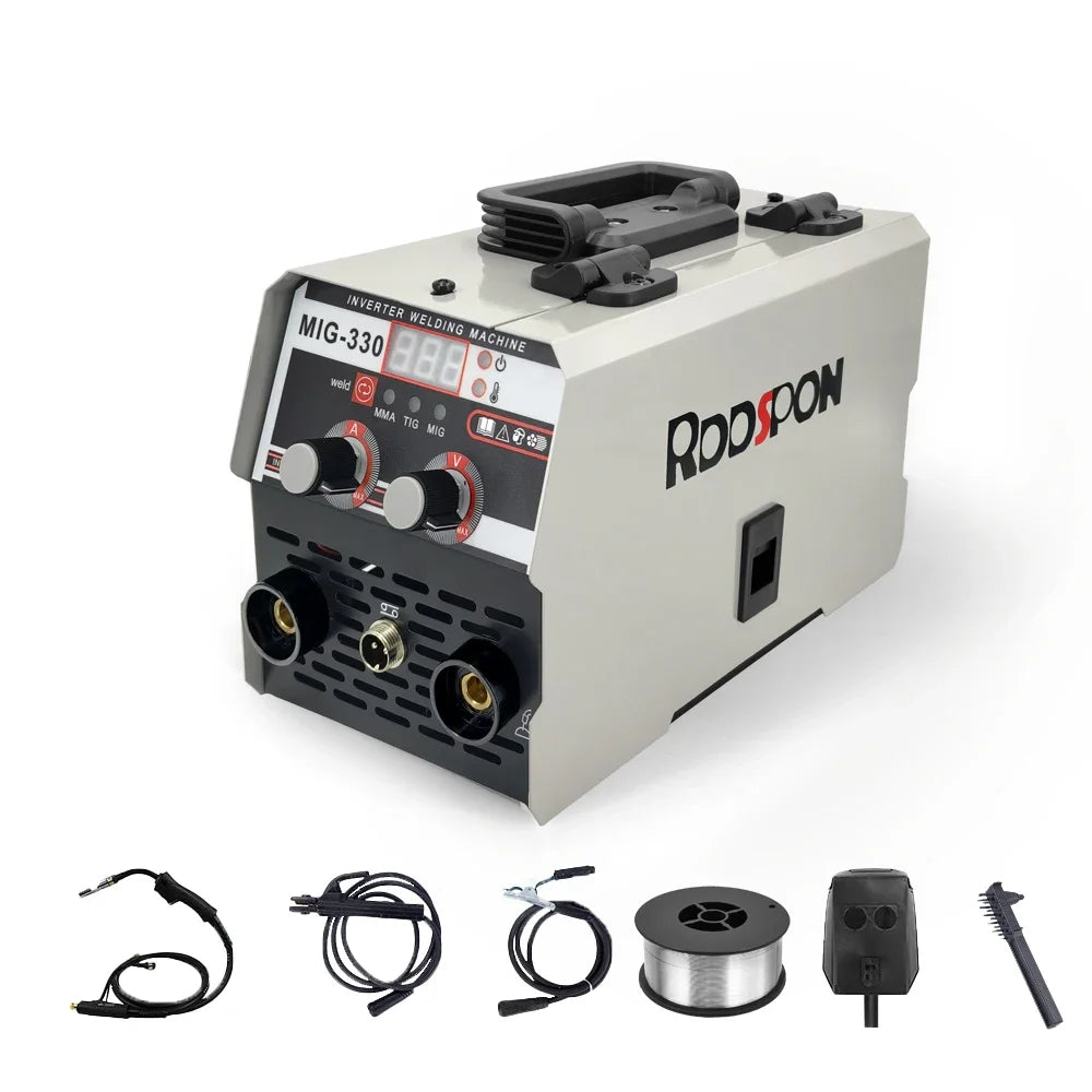 3in1 MIG TIG ARC Welding Machine 330A Automatic LED Screen