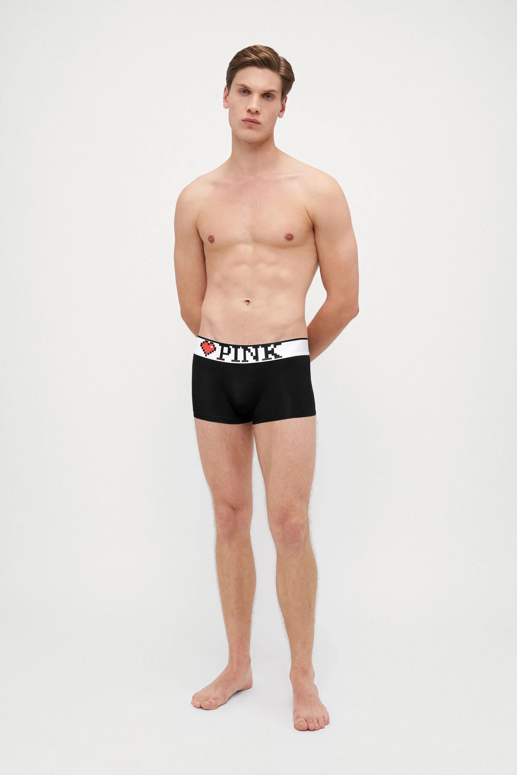 PINKHERO Men's Boxer Briefs with 5cm Wide Comfort Waistband - Soft Cotton Underwear, Premium Elastic Support &amp; Breathable Design