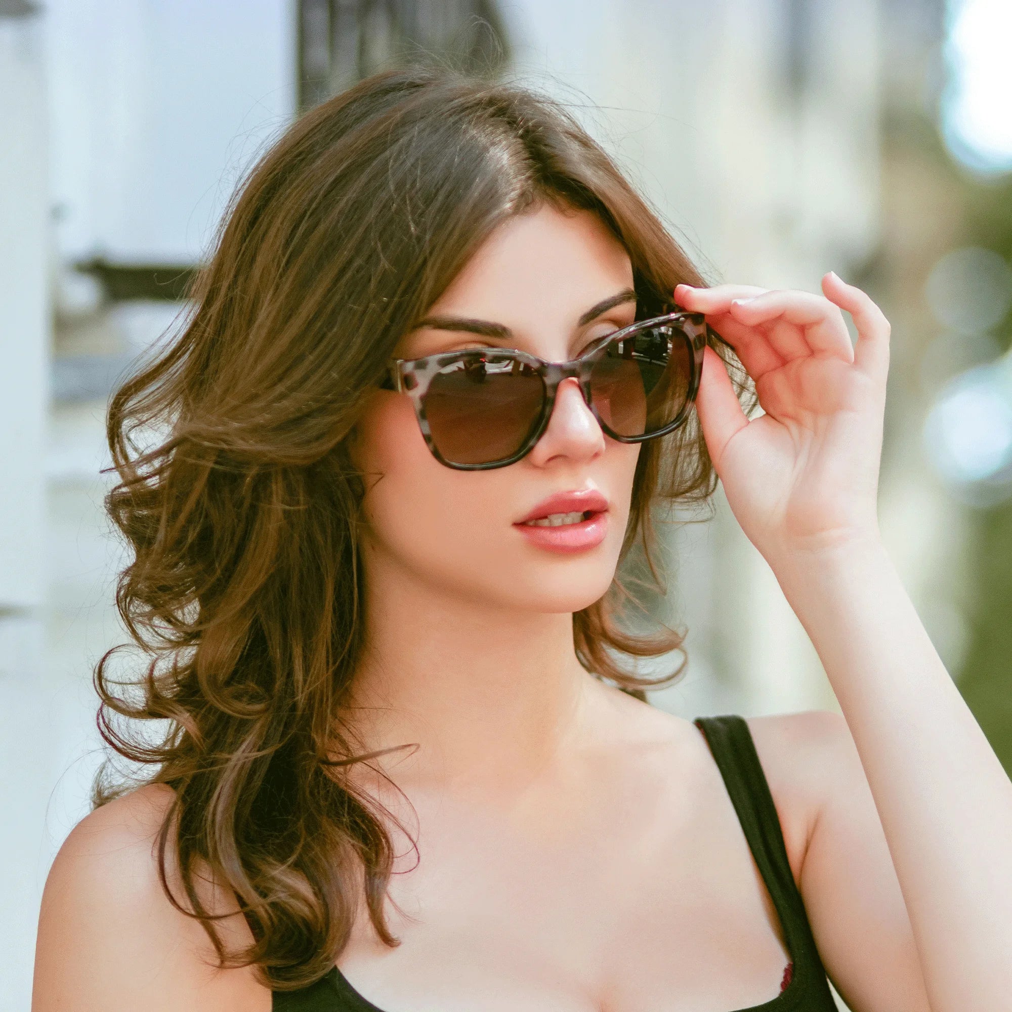 Kính Mát Nữ ZENOTTIC Mắt Mèo Chống Tia UV Thời Trang