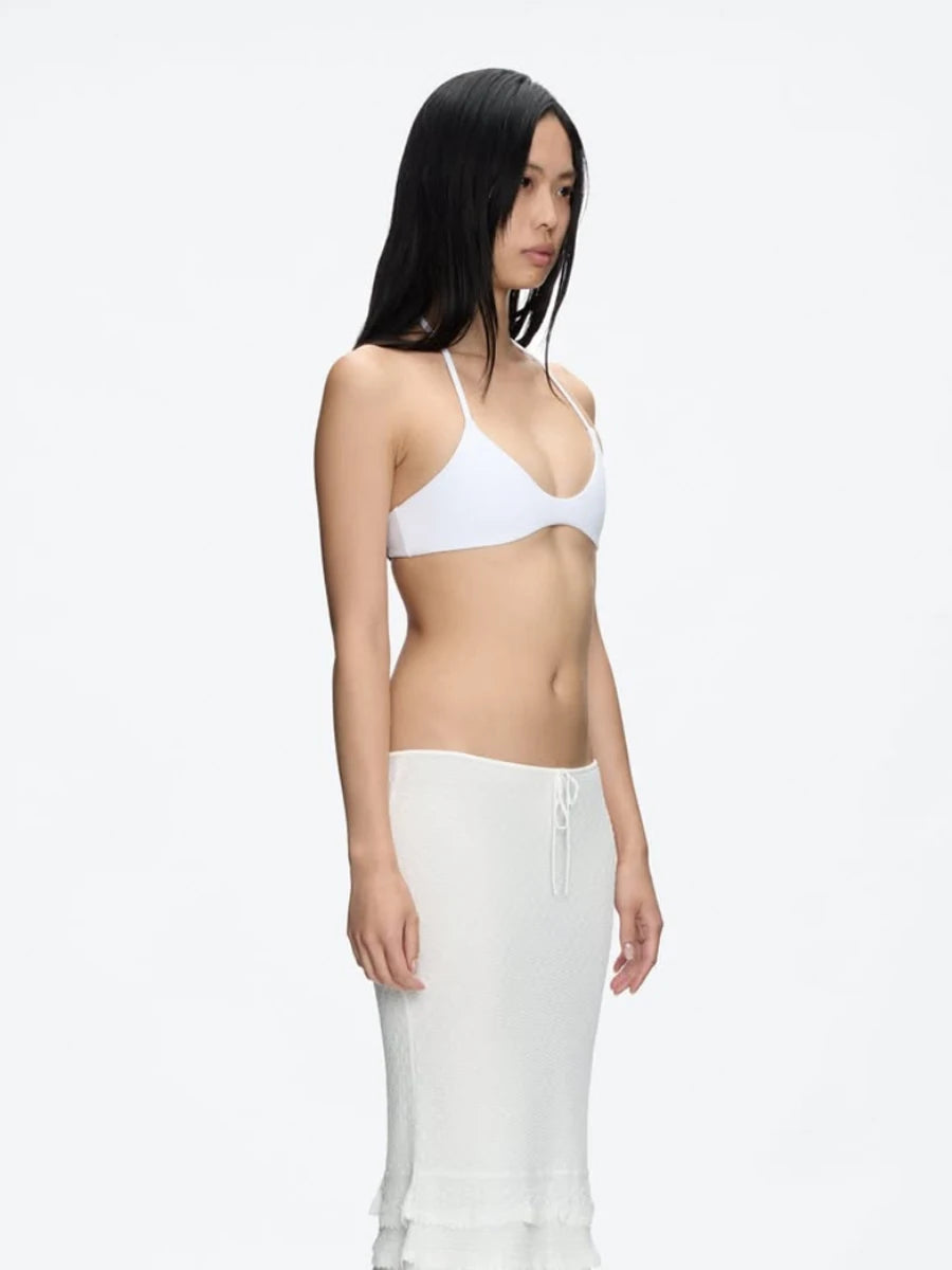 Áo Lót 2 Lớp Dây Cổ Tam Giác Đa Sắc Nữ Tính