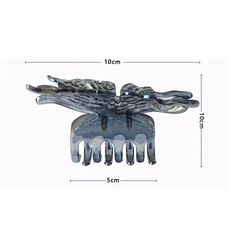 Vintage Butterfly Hair Clip - Acrylic Hair Jewelry