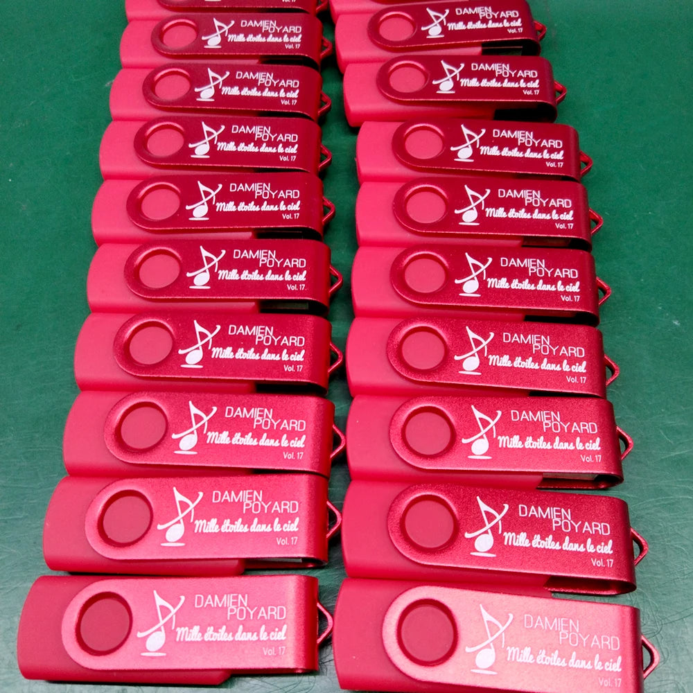 Set of 50 USB Flash Drives 2.0 with Various Convenient Capacity