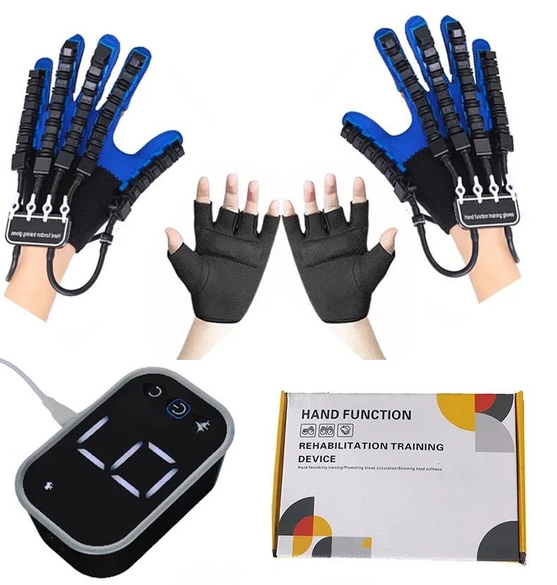 NEW Rehabilitation Robot Gloves Stroke Hemiplegia Cerebral Infarction Training Device Finger Exerciser Hand Function Recove - Daisan Mart