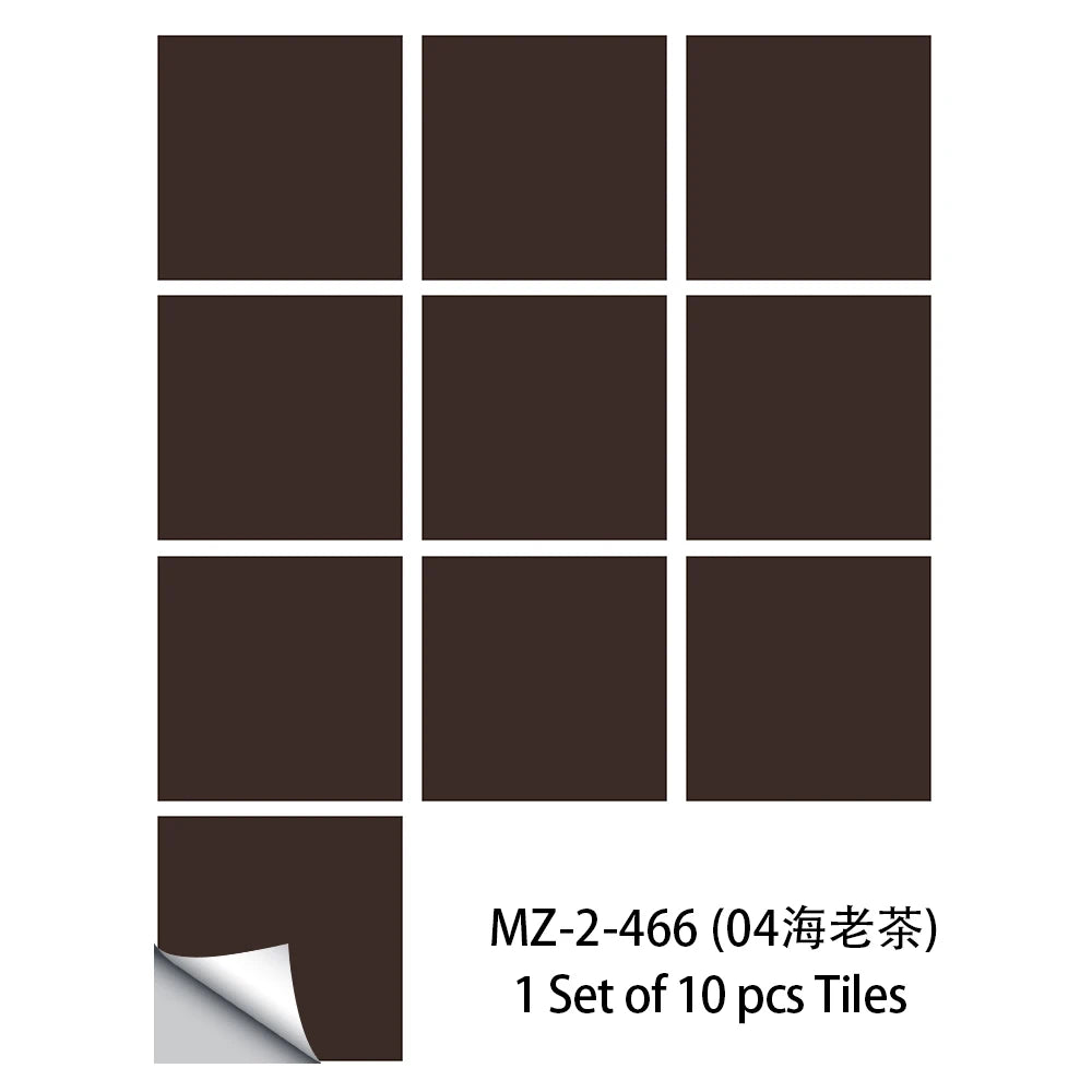 10 pieces of waterproof turquoise wall tiles