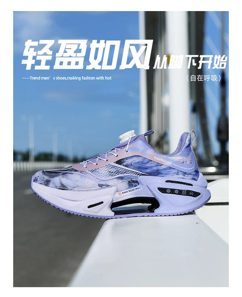 Giày Thể Thao Carbon Đệm Khí Nhẹ Chống Trượt Marathon