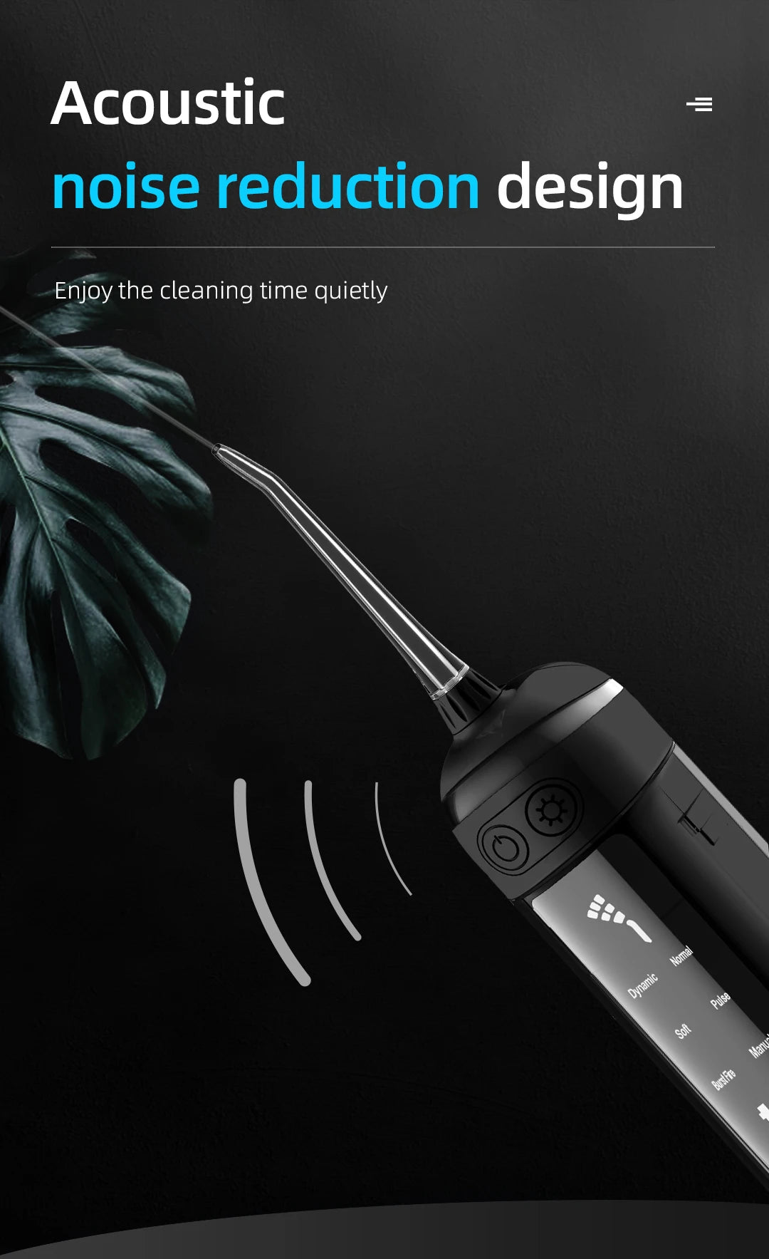 Máy Tăm Nước 6 Chế Độ Sạc IPX7 Làm Sạch Răng - Daisan Mart