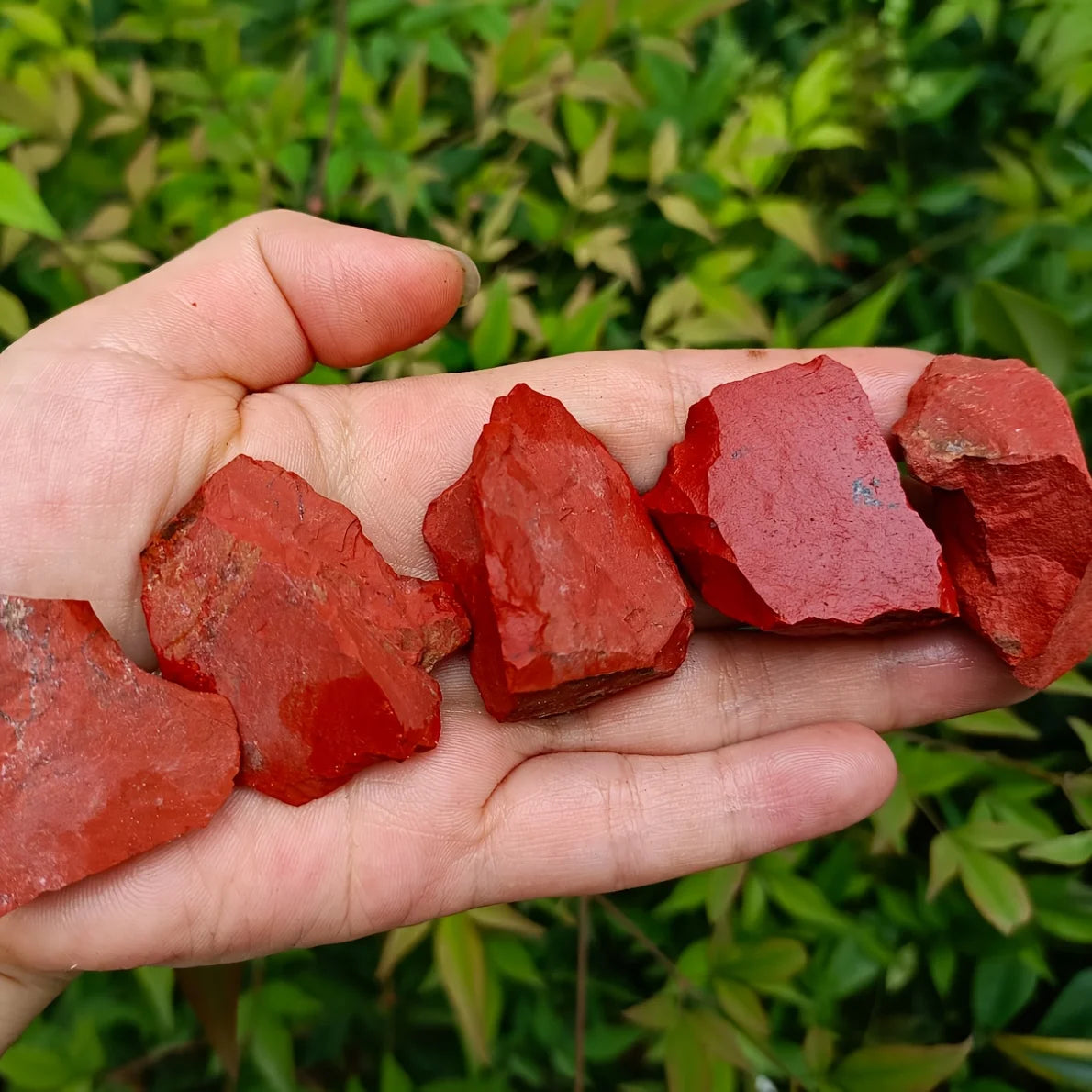 Đá Thô Đỏ Tự Nhiên - Ngọc Bích Đỏ Jasper
